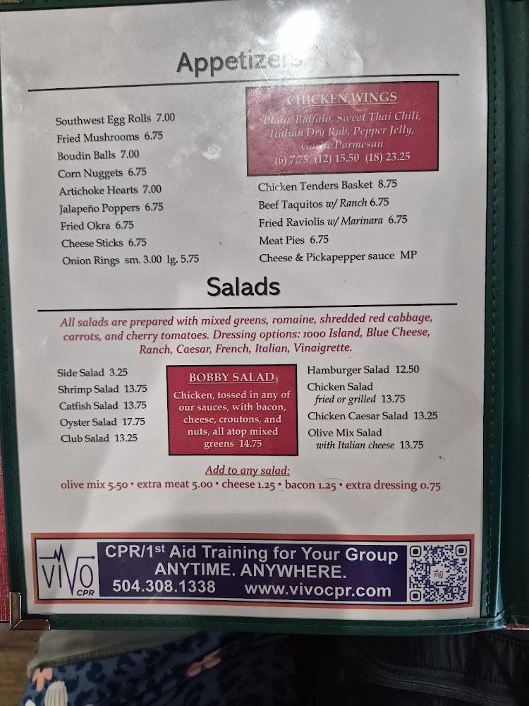 St. Rose Tavern Menu image 3