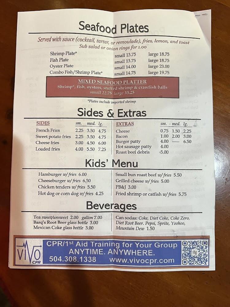 St. Rose Tavern Menu image 4